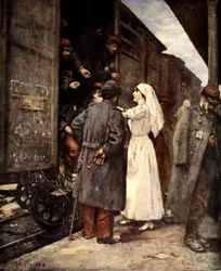 Train des blessés, 1915